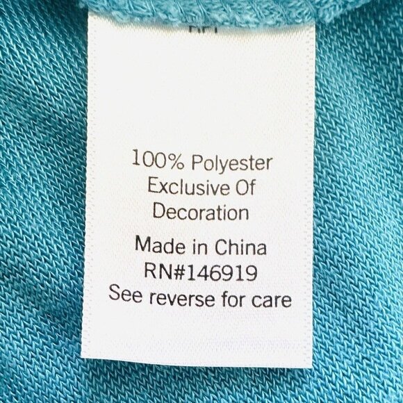 NWT SO Juniors Pullover Terry Cloth Smocked Peplum Turquoise Shirred Tank Large - Picture 11 of 12